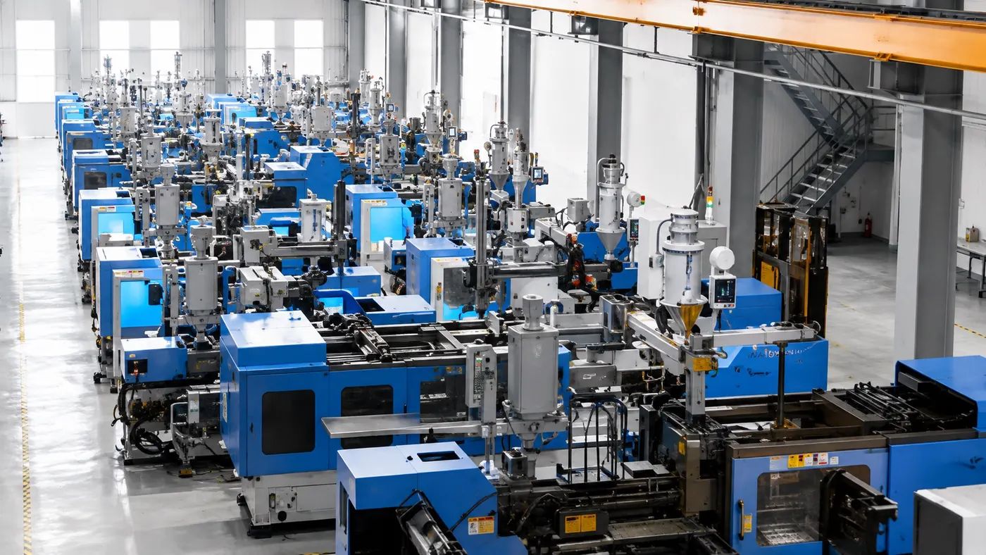 Production floor at DAPY Industries in Tainan, Taiwan